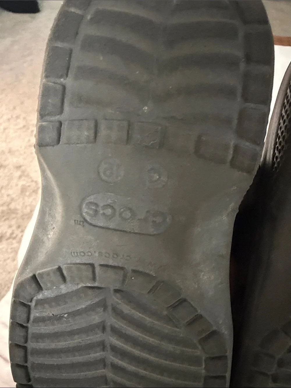 CROCS Kids Black Classic Clog Sandals unisex Size C12